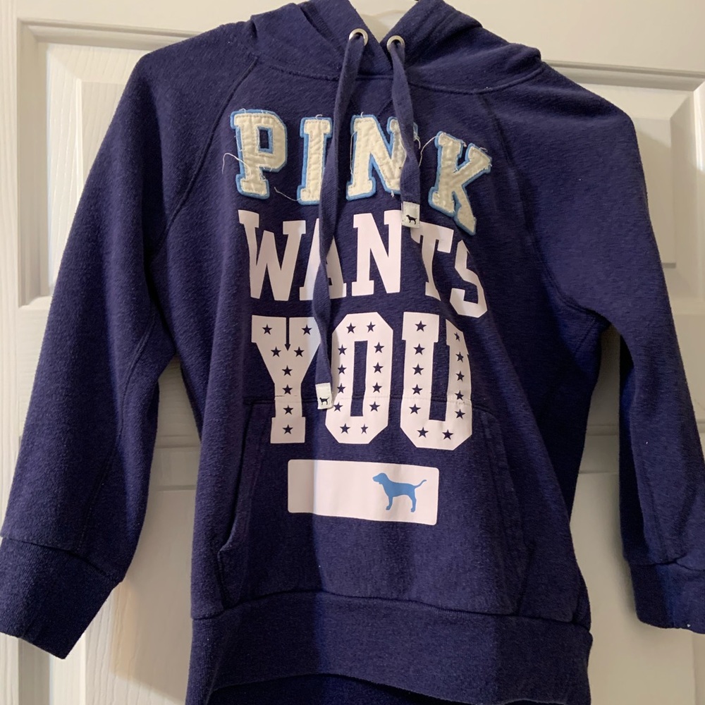 pink hoodie